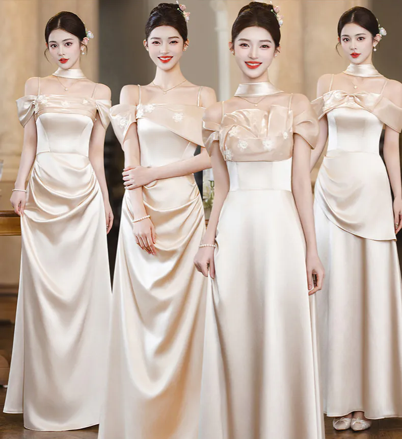 Modest-A-line-Champagne-Satin-Mix-and-Match-Bridesmaid-Dress-with-4-Styles13