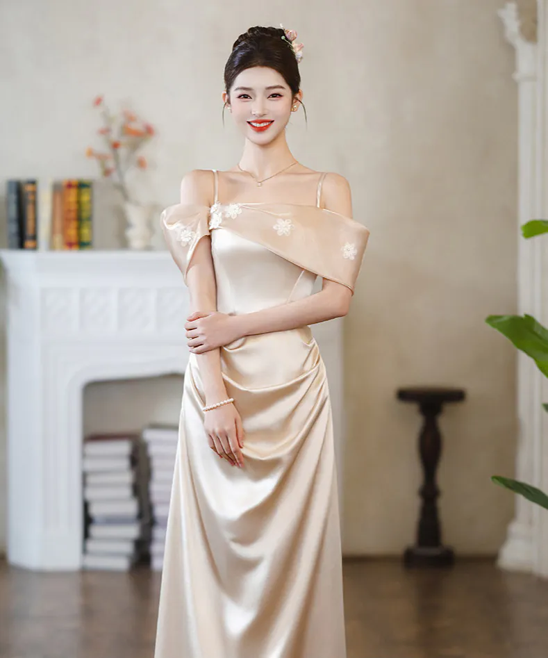 Modest-A-line-Champagne-Satin-Mix-and-Match-Bridesmaid-Dress-with-4-Styles20