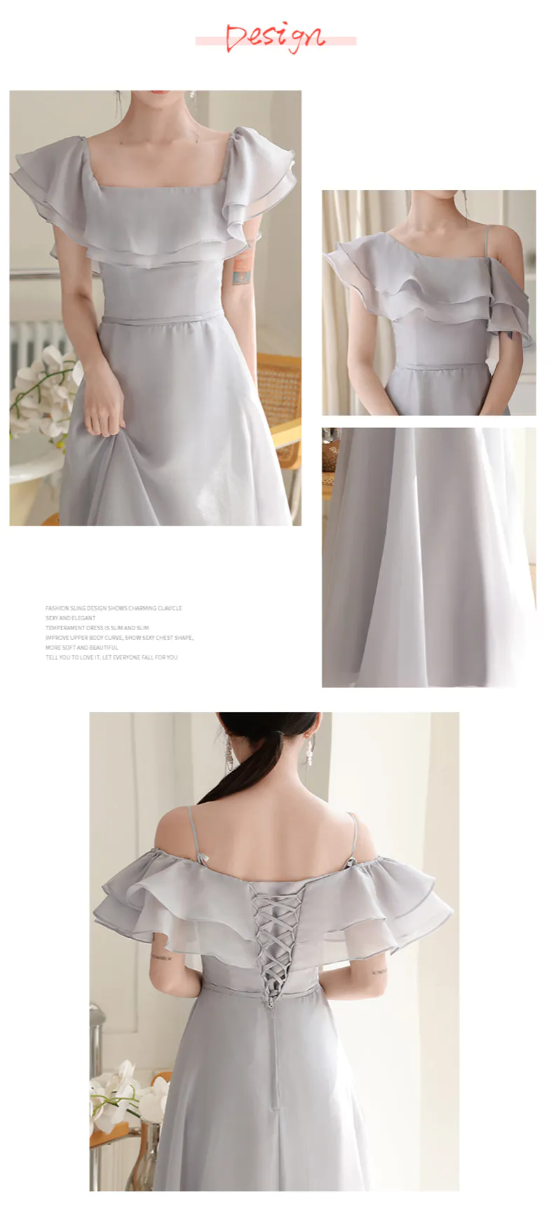 Modest-Light-Gray-Chiffon-Wedding-Party-Bridesmaid-Graduation-Long-Dress12