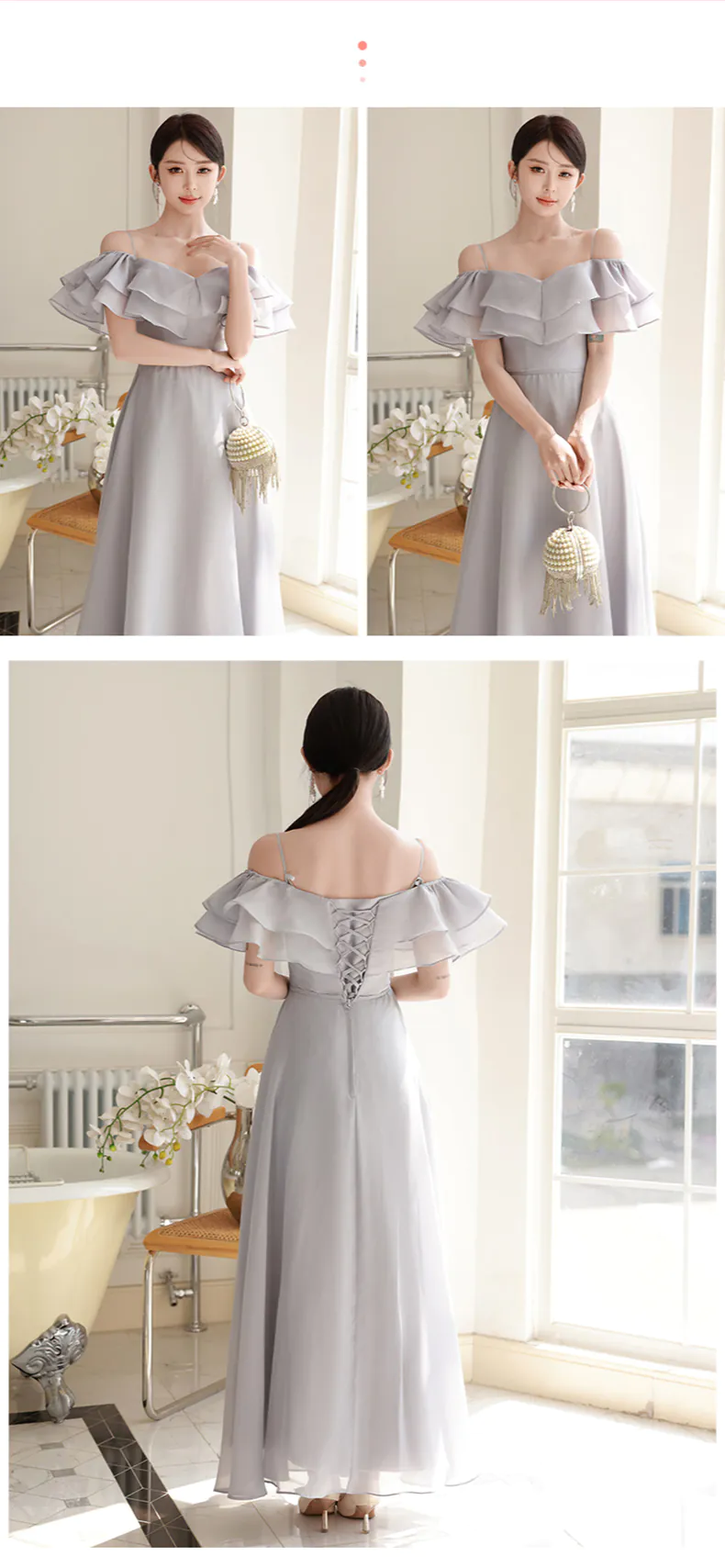 Modest-Light-Gray-Chiffon-Wedding-Party-Bridesmaid-Graduation-Long-Dress18