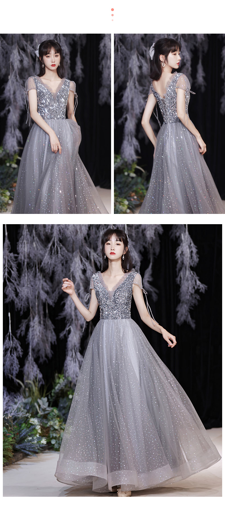 Simple-A-Line-Grey-Chiffon-Long-Bridesmaid-Wedding-Guest-Dress13