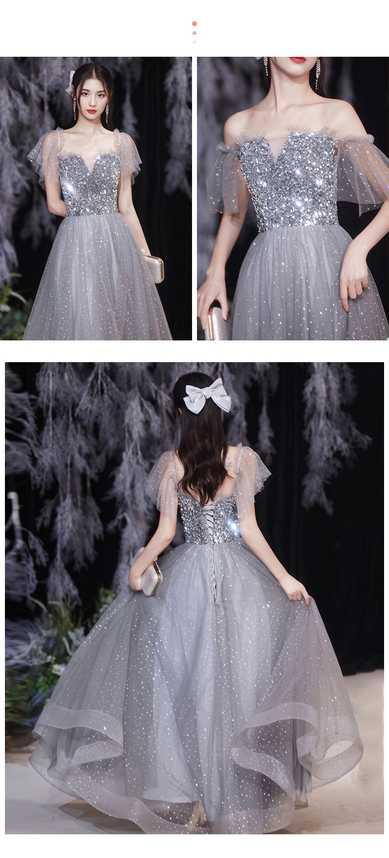 Simple-A-Line-Grey-Chiffon-Long-Bridesmaid-Wedding-Guest-Dress15