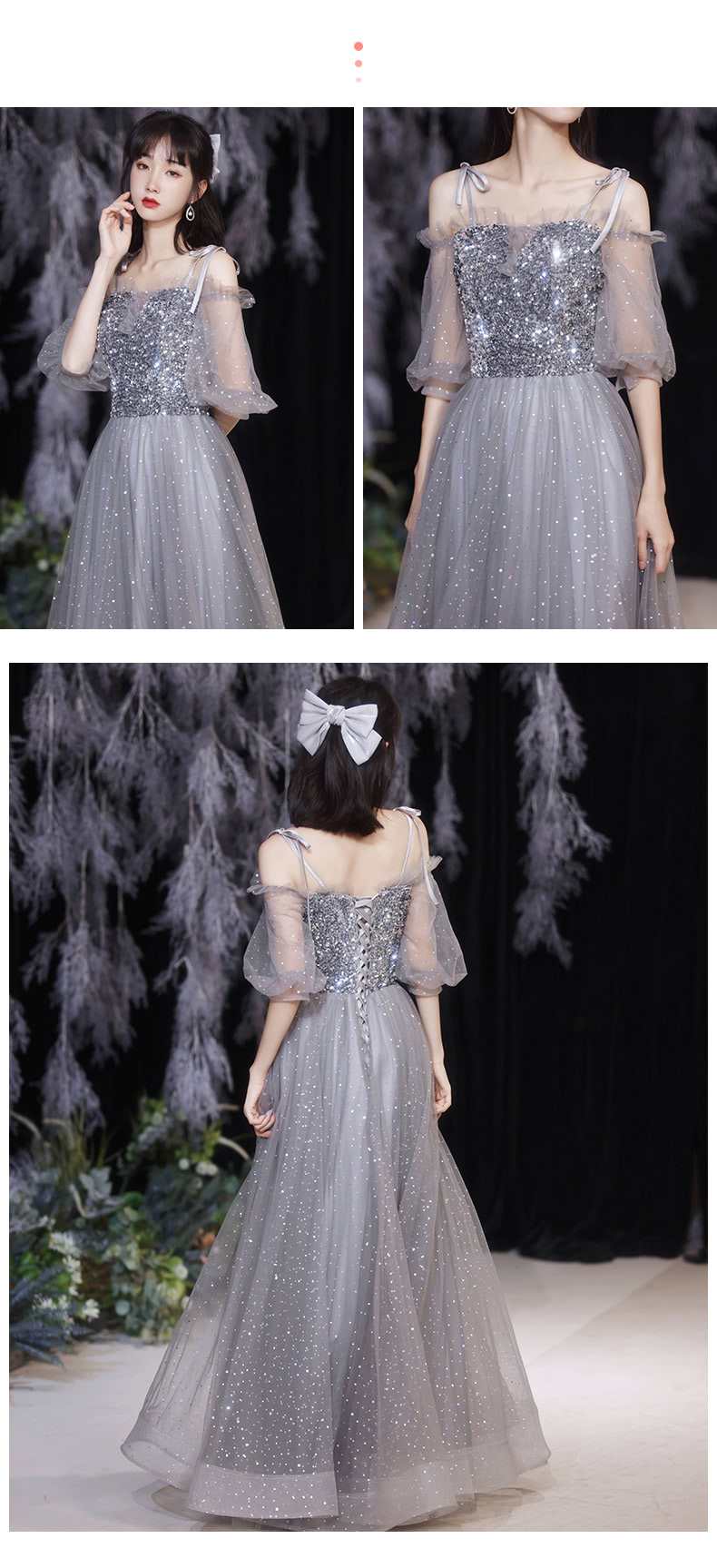 Simple-A-Line-Grey-Chiffon-Long-Bridesmaid-Wedding-Guest-Dress17
