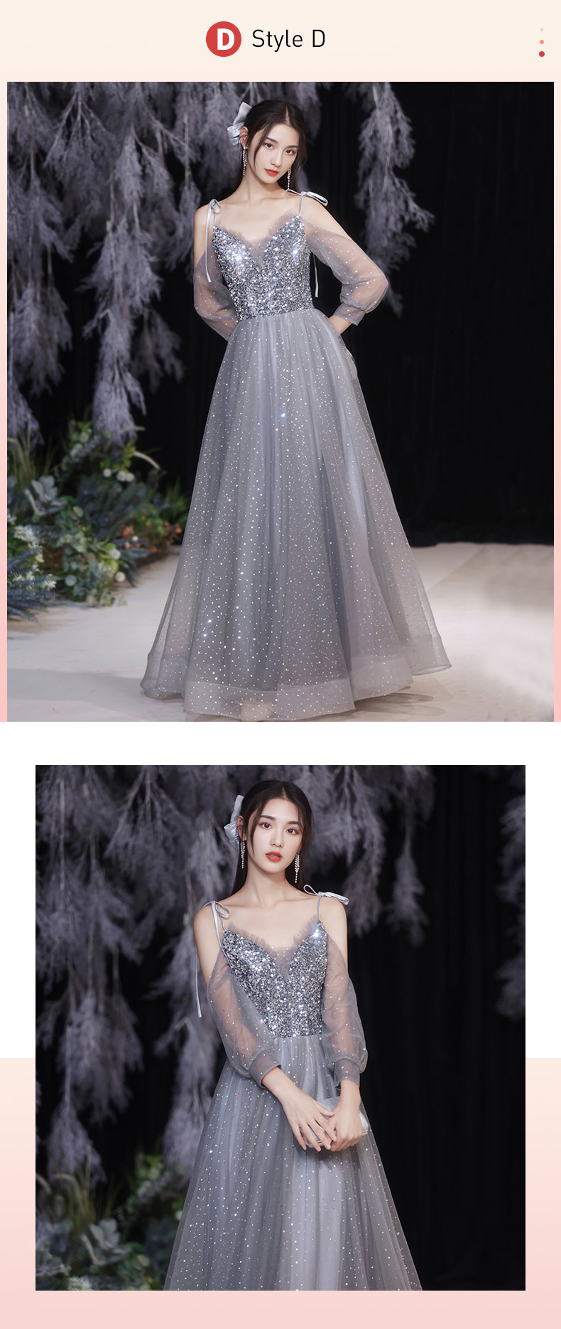 Simple-A-Line-Grey-Chiffon-Long-Bridesmaid-Wedding-Guest-Dress18