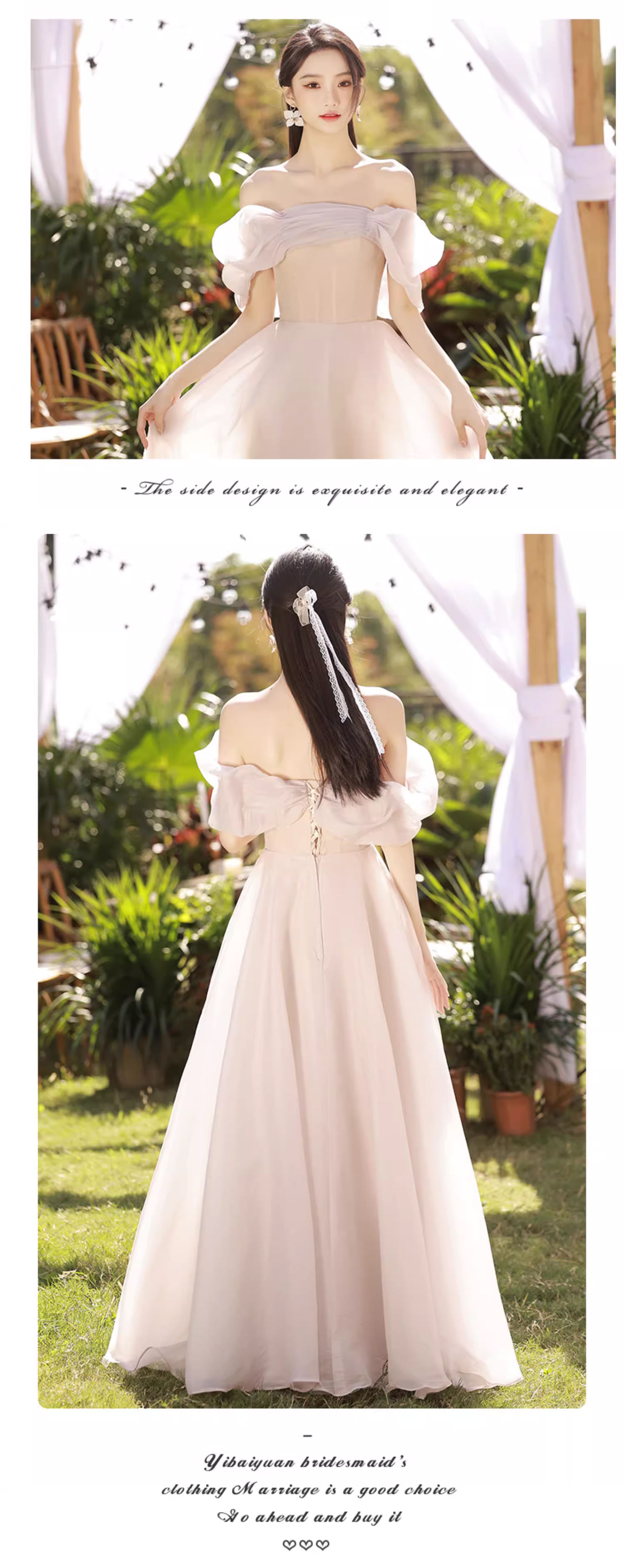 Classy-Light-Pink-Off-the-Shoulder-Tulle-Bridesmaid-Party-Formal-Maxi-Dress16