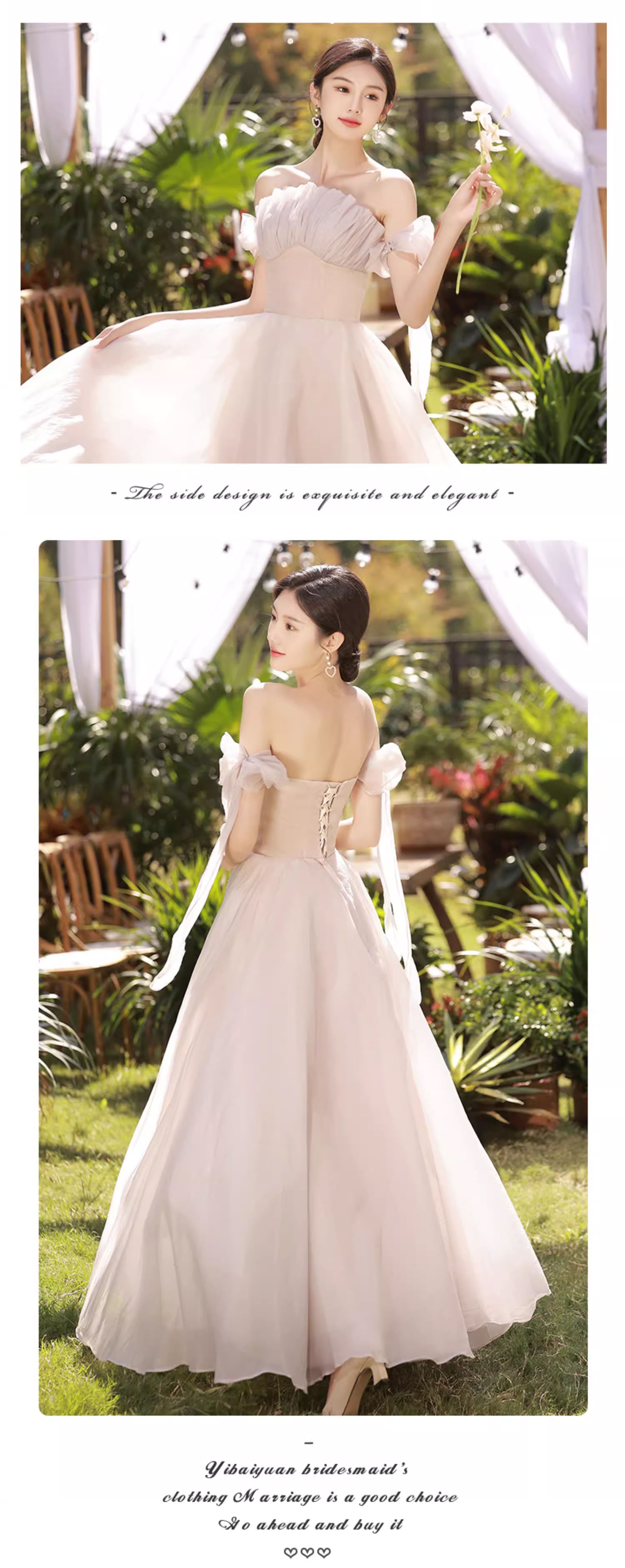Classy-Light-Pink-Off-the-Shoulder-Tulle-Bridesmaid-Party-Formal-Maxi-Dress18