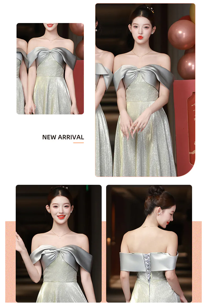 A-Line-Glittering-Metallic-Grey-Satin-Formal-Bridesmaid-Dress-Evening-Gown17
