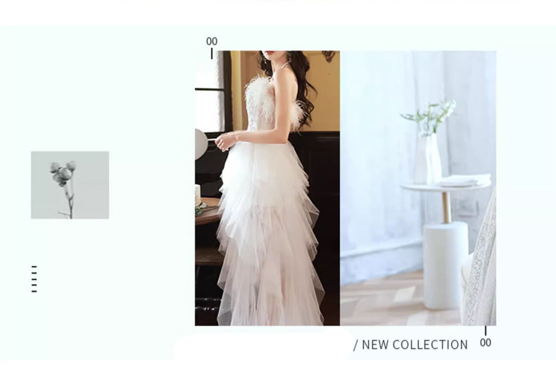 Fairy-High-low-Sleeveless-White-Prom-Party-Dress-Feather-Evening-Gown07