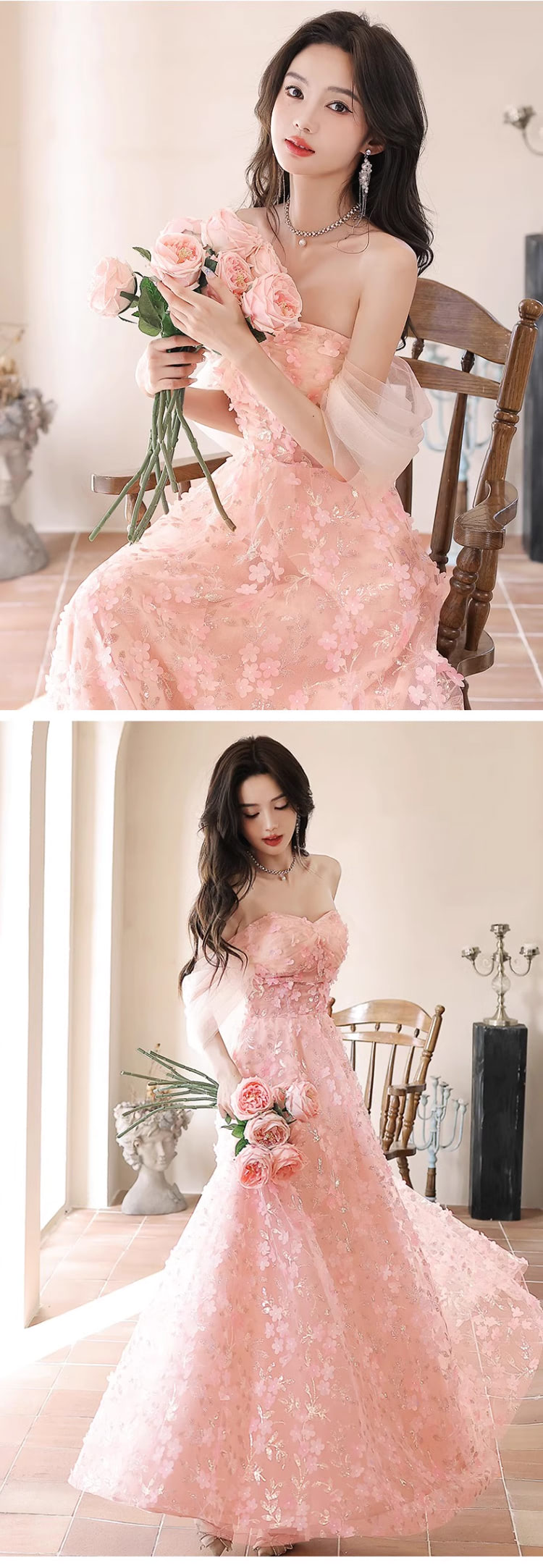 Fairy-Pink-Petal-Off-the-Shoulder-Tube-Formal-Dress-Evening-Gowns15