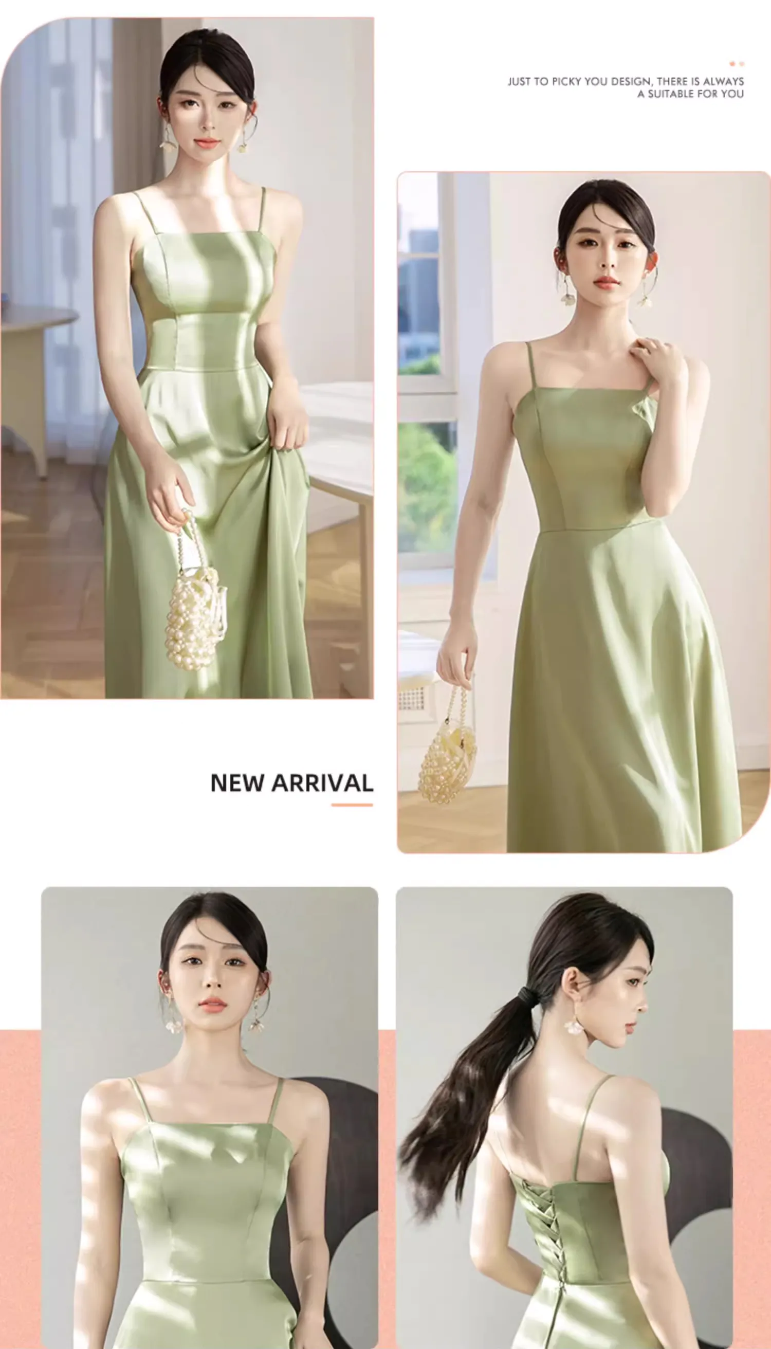 Green-Satin-Bridesmaid-Cocktail-Party-Dress-Wedding-Guest-Formal-Gown21