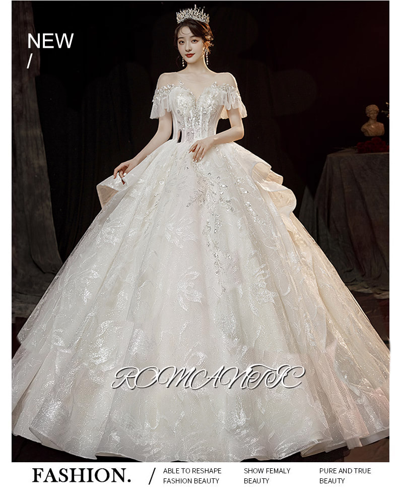 Luxury-French-Hepburn-Style-Off-the-Shoulder-Big-Trailing-Wedding-Dress08
