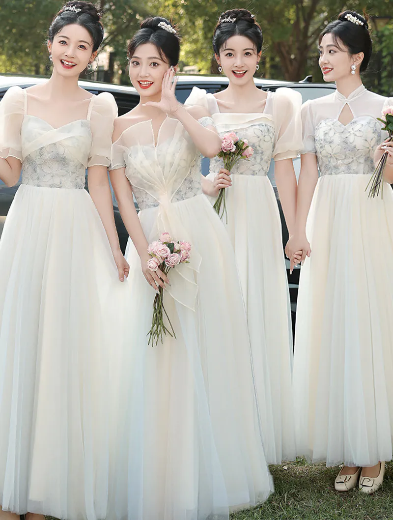 Modest Short Sleeve Floral Wedding Guest Party Bridesmaid Long Dress02