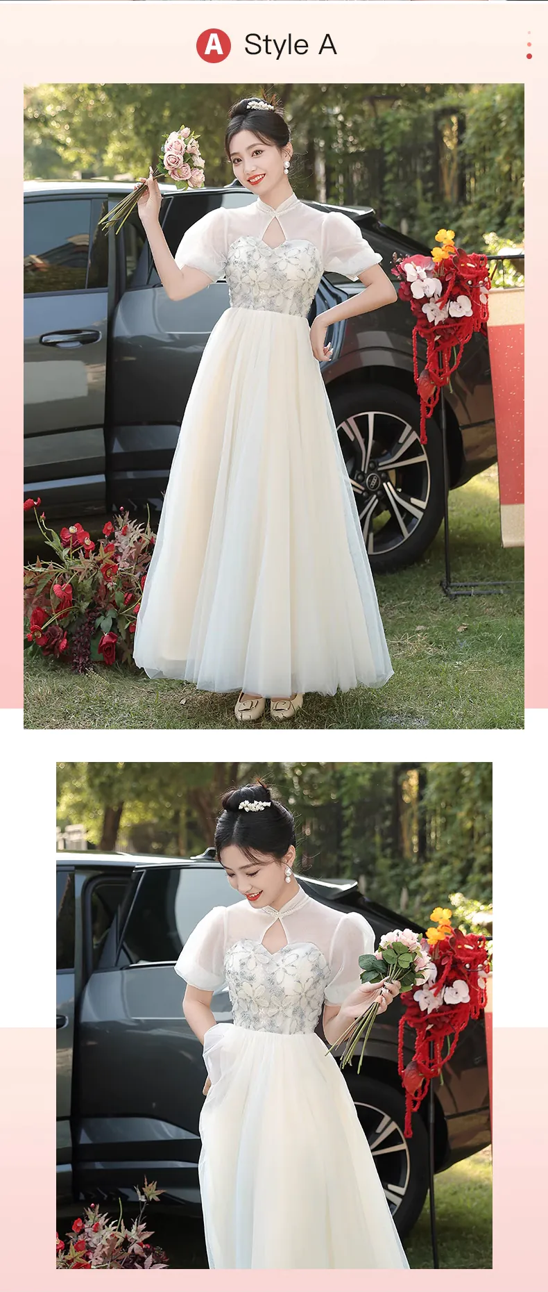 Modest-Short-Sleeve-Floral-Wedding-Guest-Party-Bridesmaid-Long-Dress16