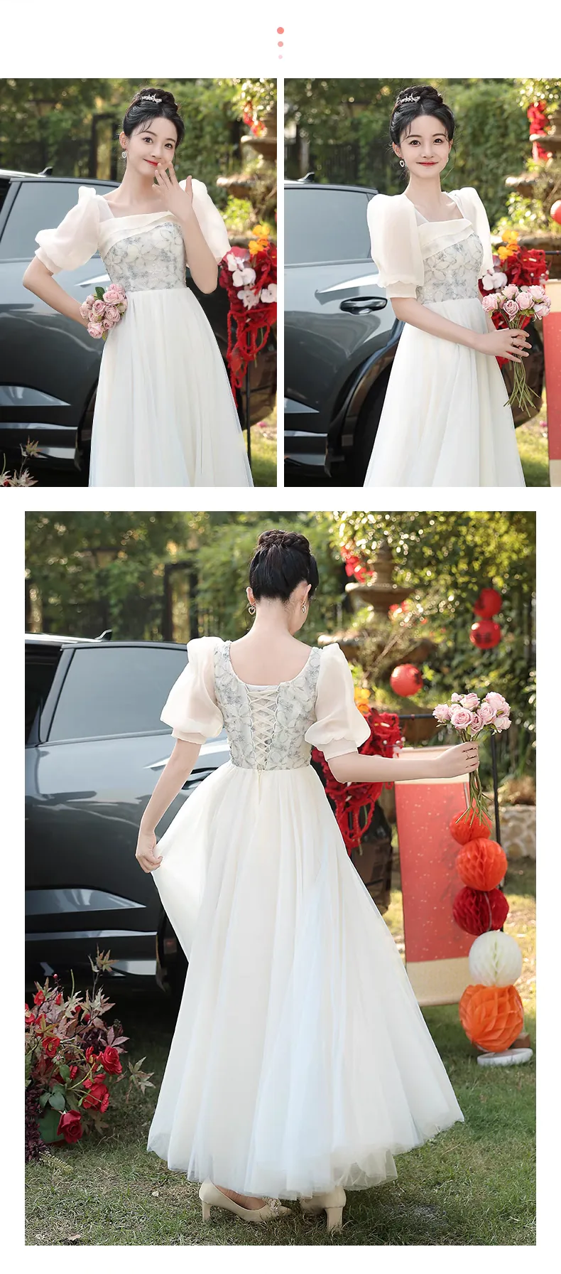 Modest-Short-Sleeve-Floral-Wedding-Guest-Party-Bridesmaid-Long-Dress19
