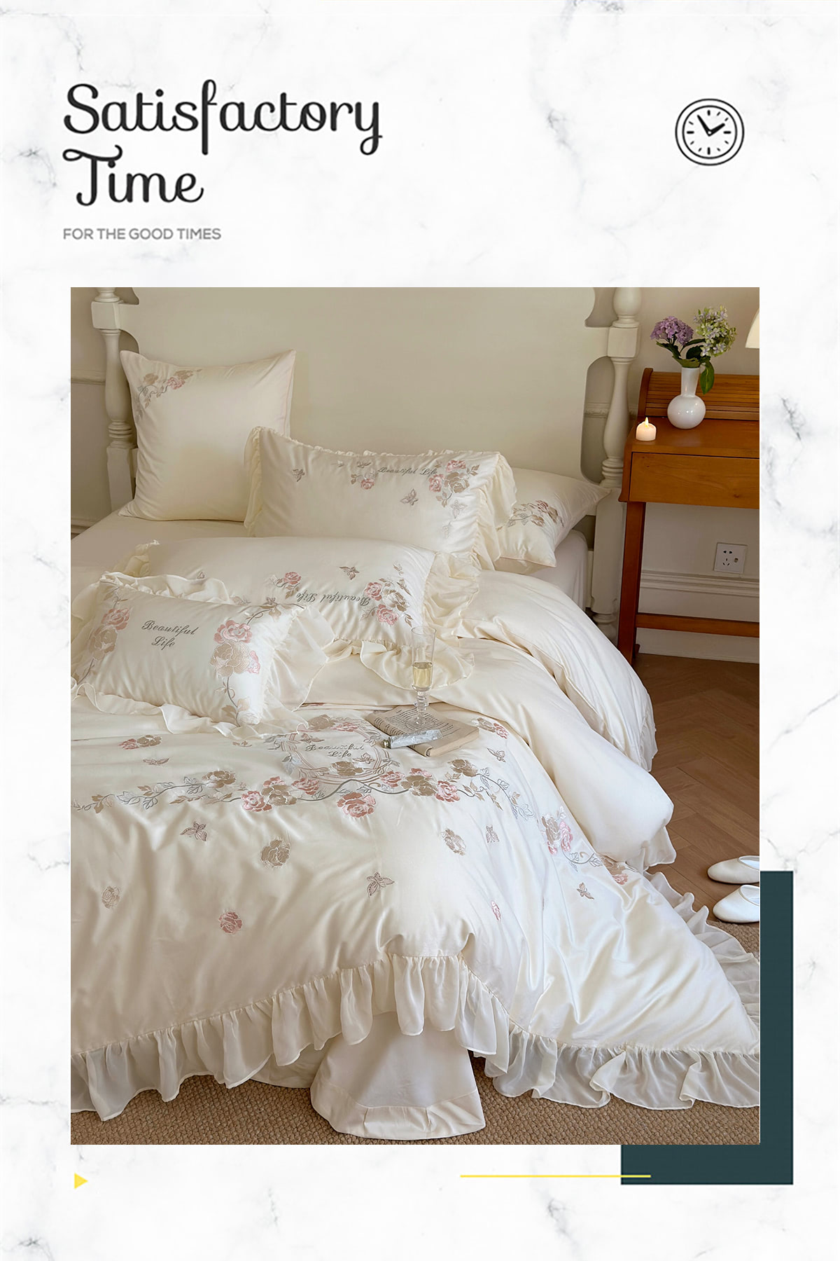 Romantic-100s-Pure-Cotton-Flower-Embroidery-White-Bedding-4-Pcs-Set08