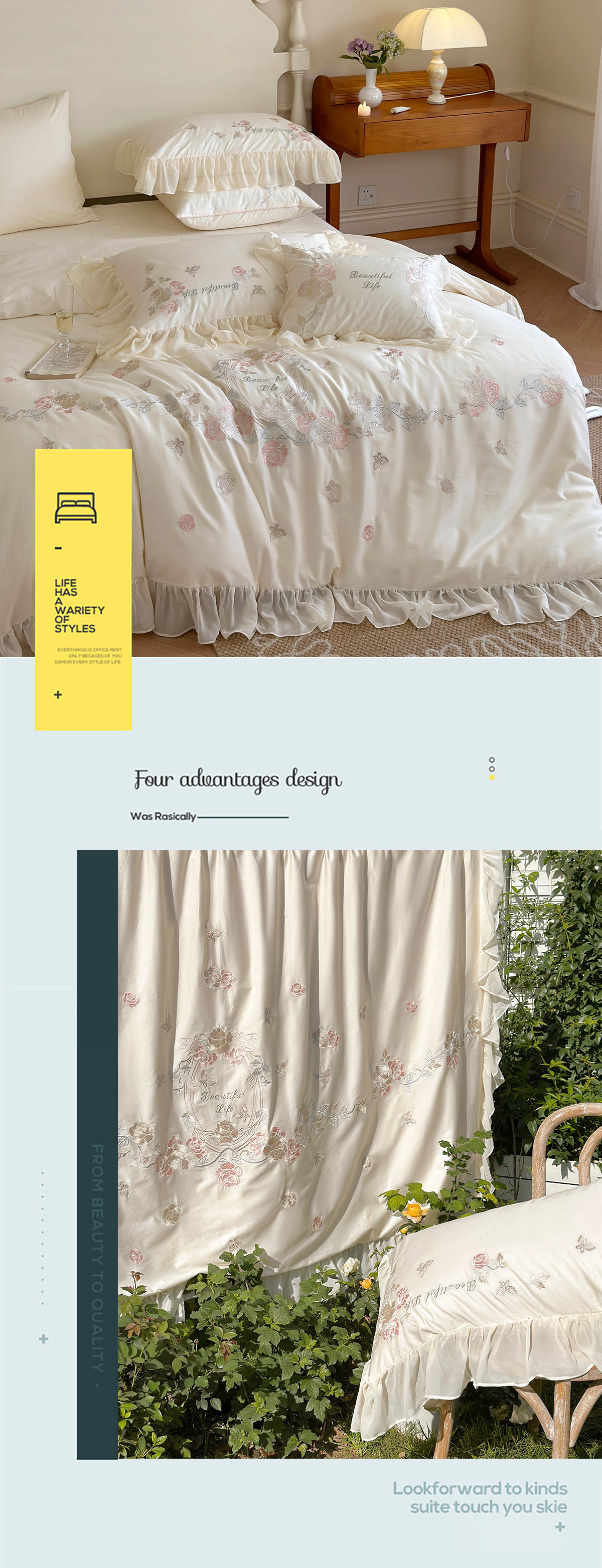 Romantic-100s-Pure-Cotton-Flower-Embroidery-White-Bedding-4-Pcs-Set09