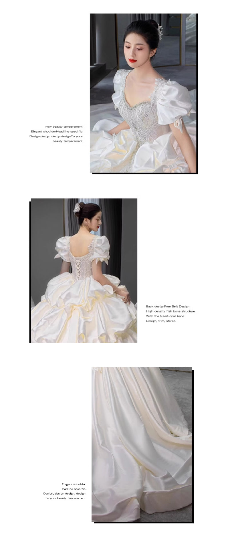 Sexy-Square-Neck-Short-Sleeve-White-Satin-Wedding-Dress-with-Long-Train10