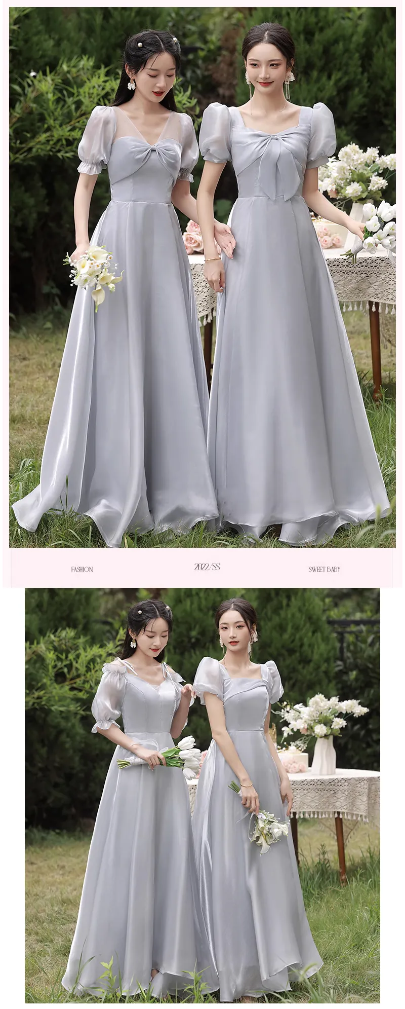 Simple-Gray-Summer-Bridesmaid-Maxi-Dress-Sweet-Evening-Party-Gown12