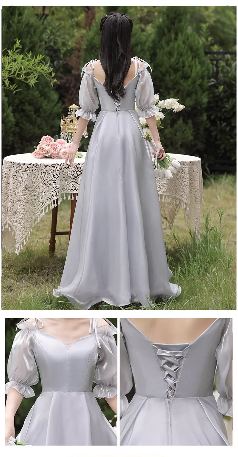 Simple-Gray-Summer-Bridesmaid-Maxi-Dress-Sweet-Evening-Party-Gown15