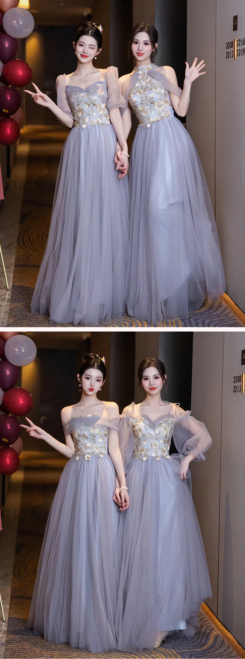 Soft-Gray-Floral-Embroidery-Bridesmaid-Maxi-Dress-Sweet-Evening-Party-Gown14