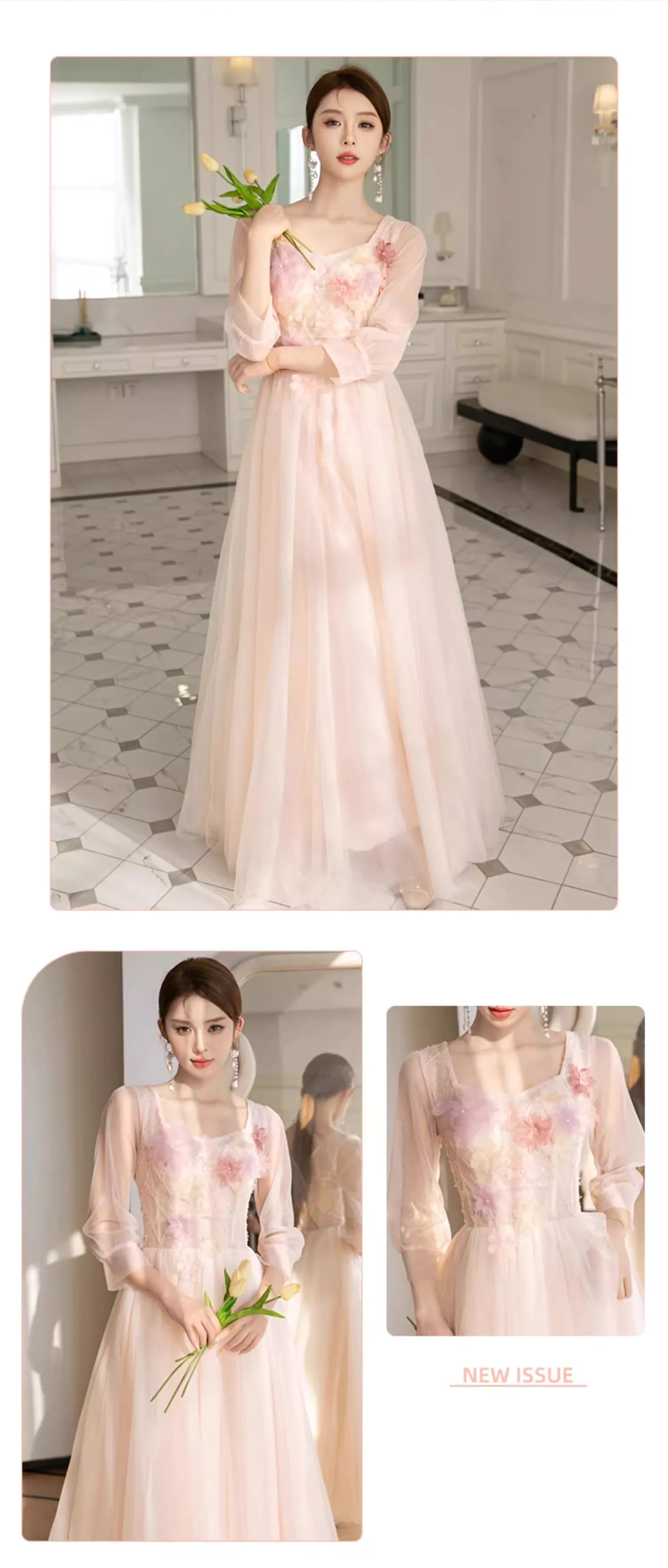 Sweet-Embroidery-Summer-Floral-Pink-Chiffon-Bridesmaid-Long-Dress15