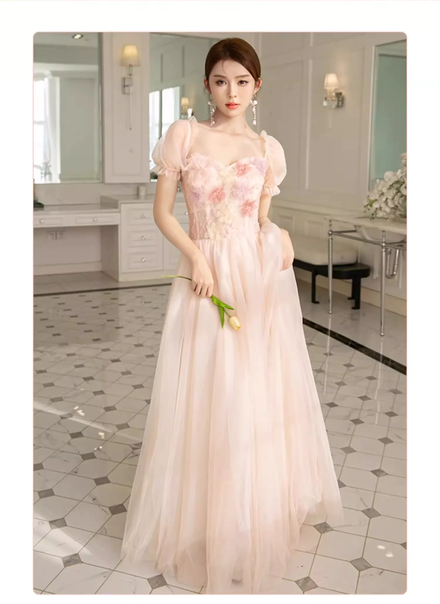 Sweet-Embroidery-Summer-Floral-Pink-Chiffon-Bridesmaid-Long-Dress18