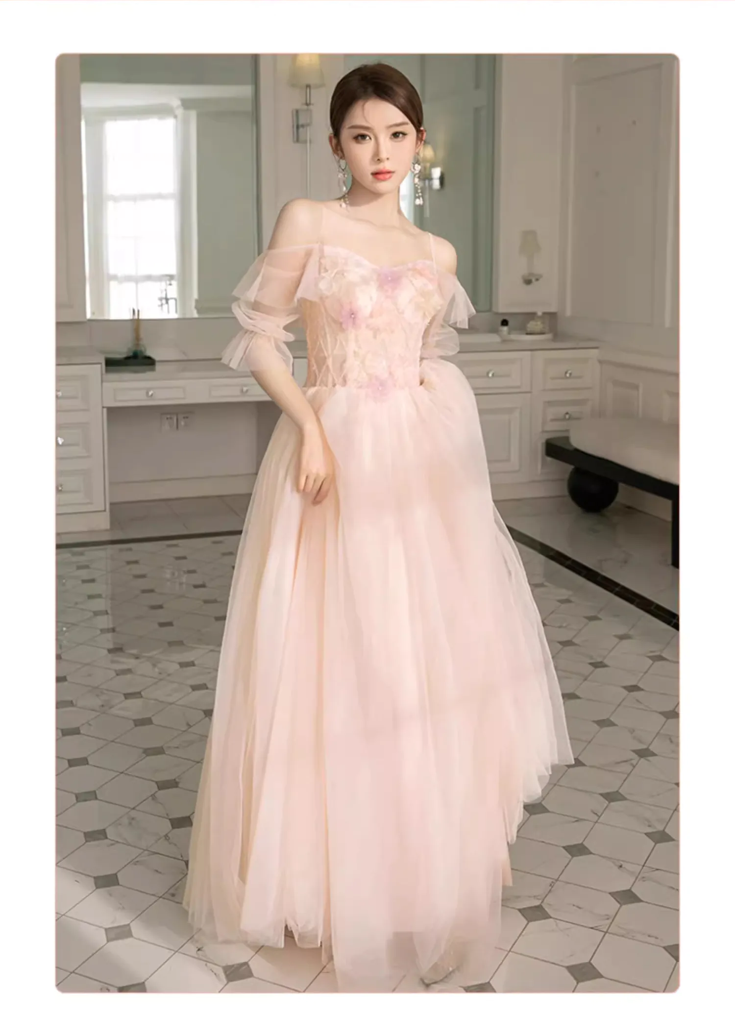 Sweet-Embroidery-Summer-Floral-Pink-Chiffon-Bridesmaid-Long-Dress24
