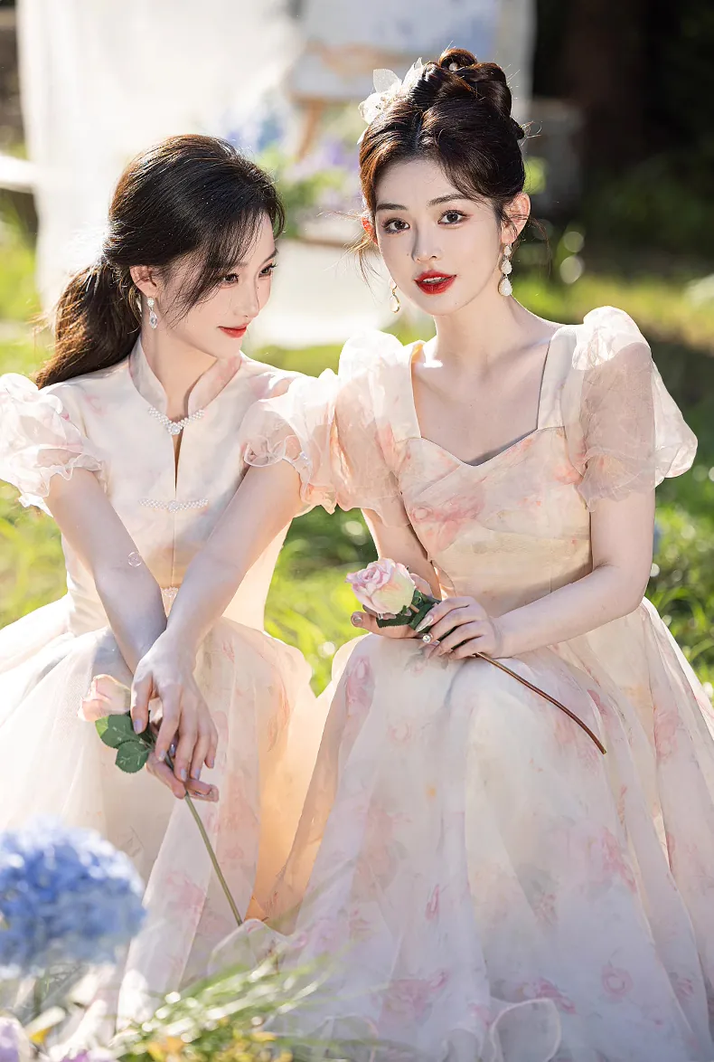Sweet-Princess-Chiffon-Bridesmaid-Maxi-Dress-Maid-of-Honor-Party-Gown15