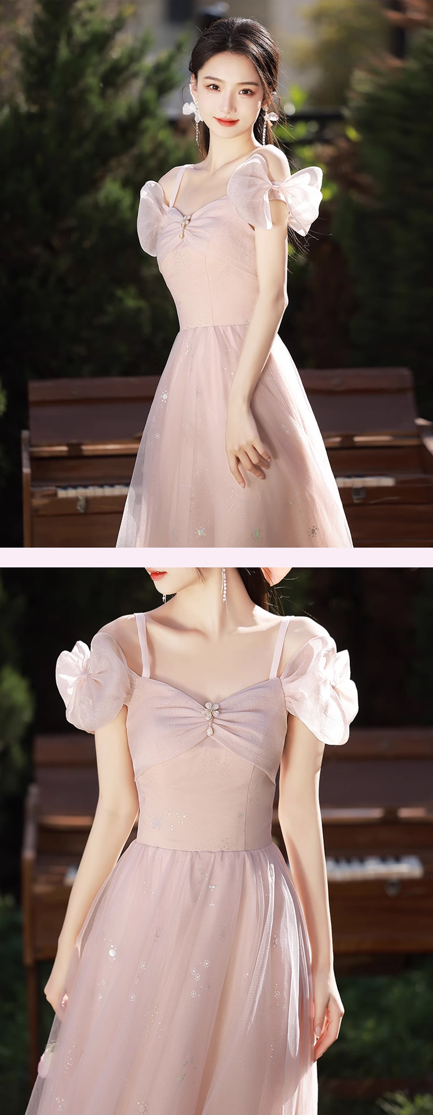 Sweet-Princess-Pink-Graduation-Birthday-Party-Bridesmaid-Long-Dress21