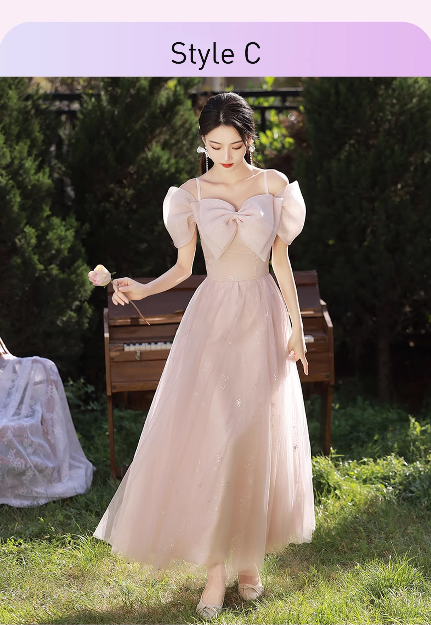 Sweet-Princess-Pink-Graduation-Birthday-Party-Bridesmaid-Long-Dress22