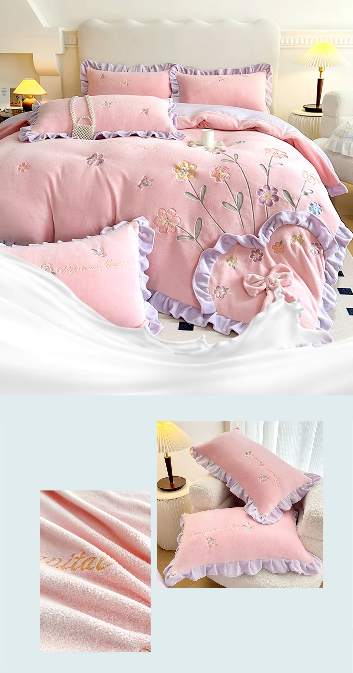 Aesthetic-Embroidery-Warm-Milk-Velvet-Duvet-Cover-Bedding-Set23