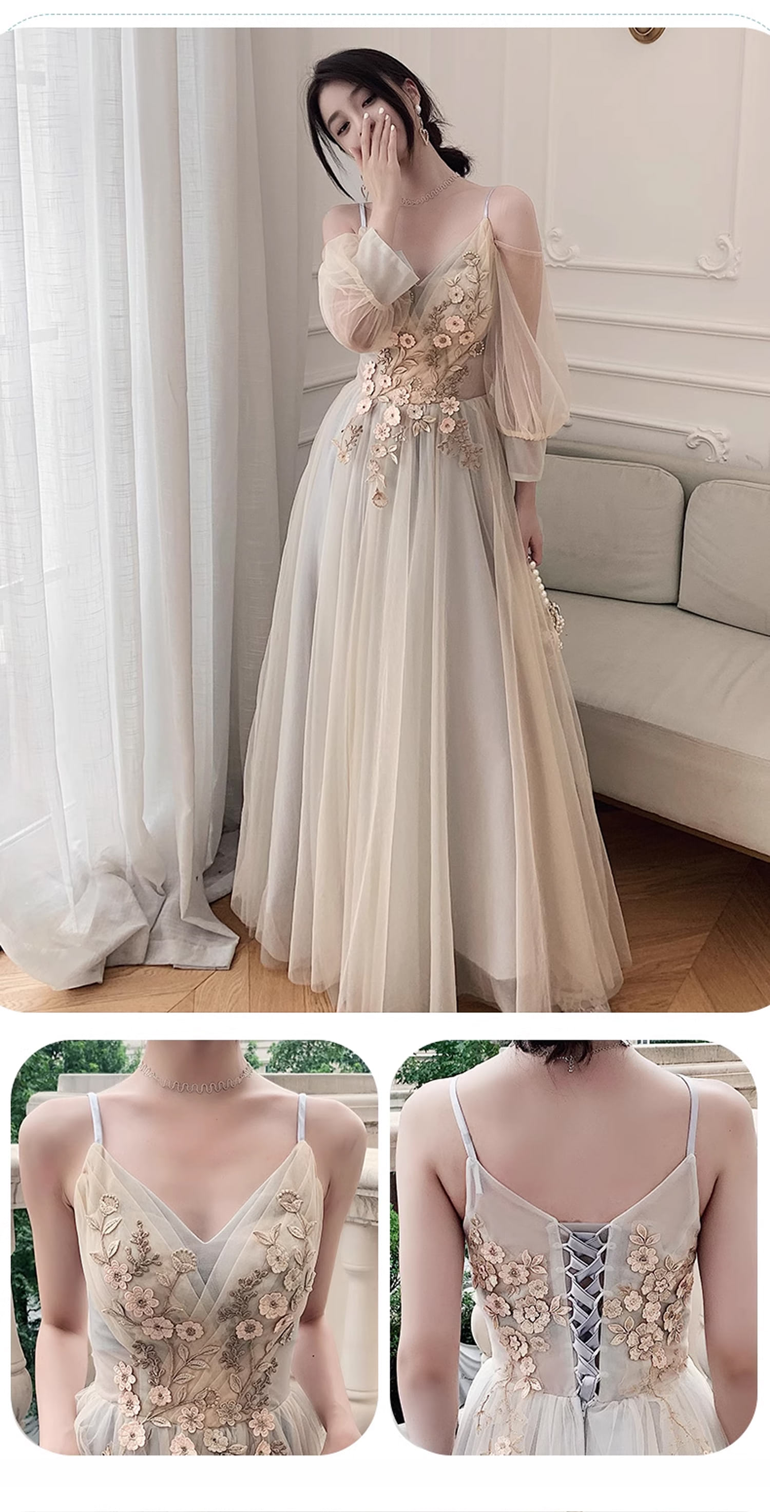 Flattering-Grey-Tulle-Chiffon-Wedding-Bridesmaid-Long-Dress-Plus-Size18