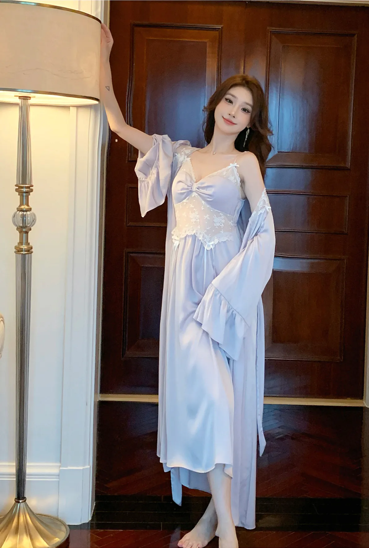 Romantic-French-Style-Hollow-Slip-Nightgown-with-Long-Sleeve-Robe17
