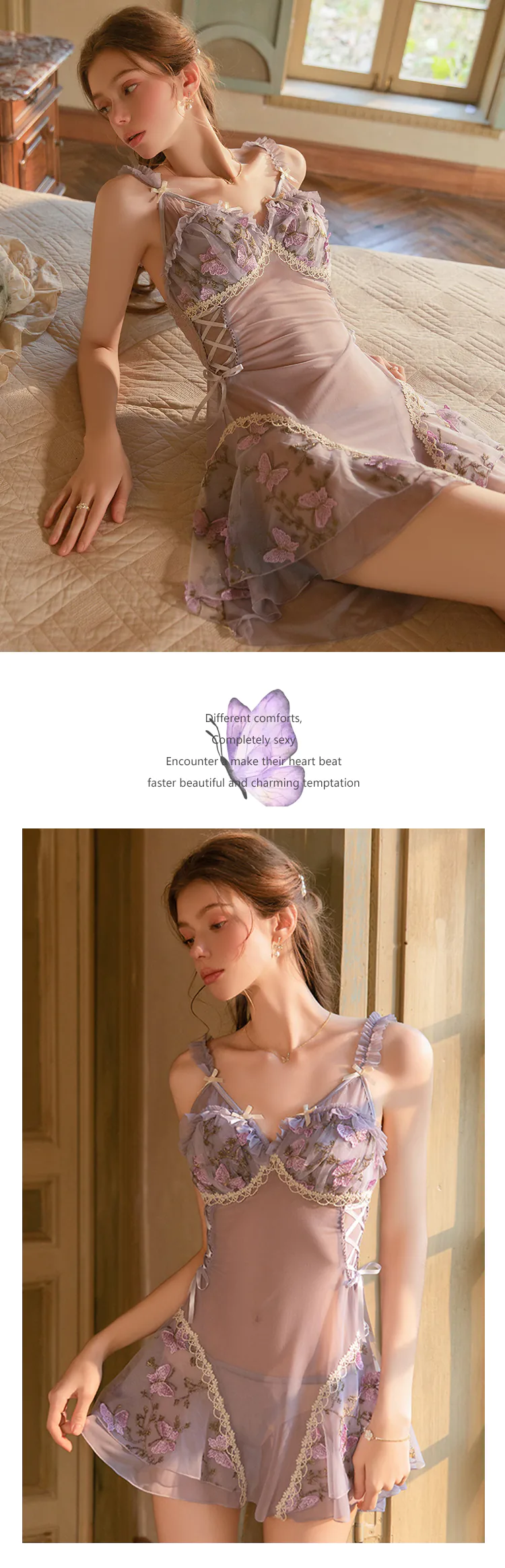 Romantic-Lavender-Sheer-Gauze-Ruffled-Strap-Butterfly-Embroidery-Chemise11