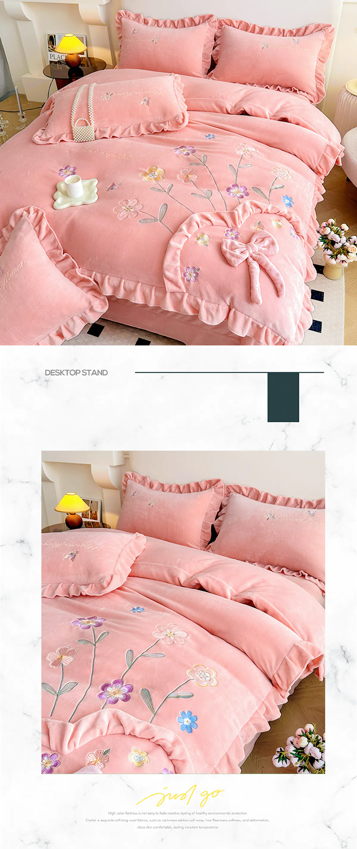 Romantic-Milk-Fiber-Comforter-Cover-Bed-Sheet-Pillowcases-4-Pcs-Set19