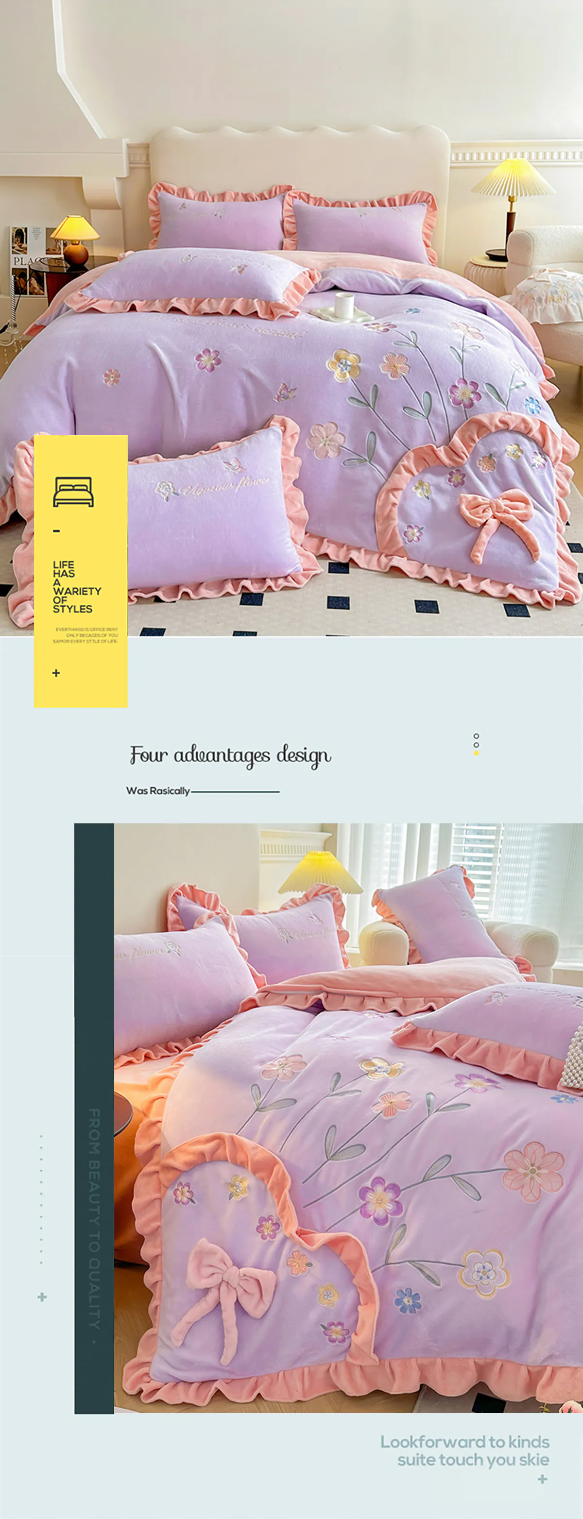 Romantic-Milk-Fiber-Comforter-Cover-Bed-Sheet-Pillowcases-4-Pcs-Set22