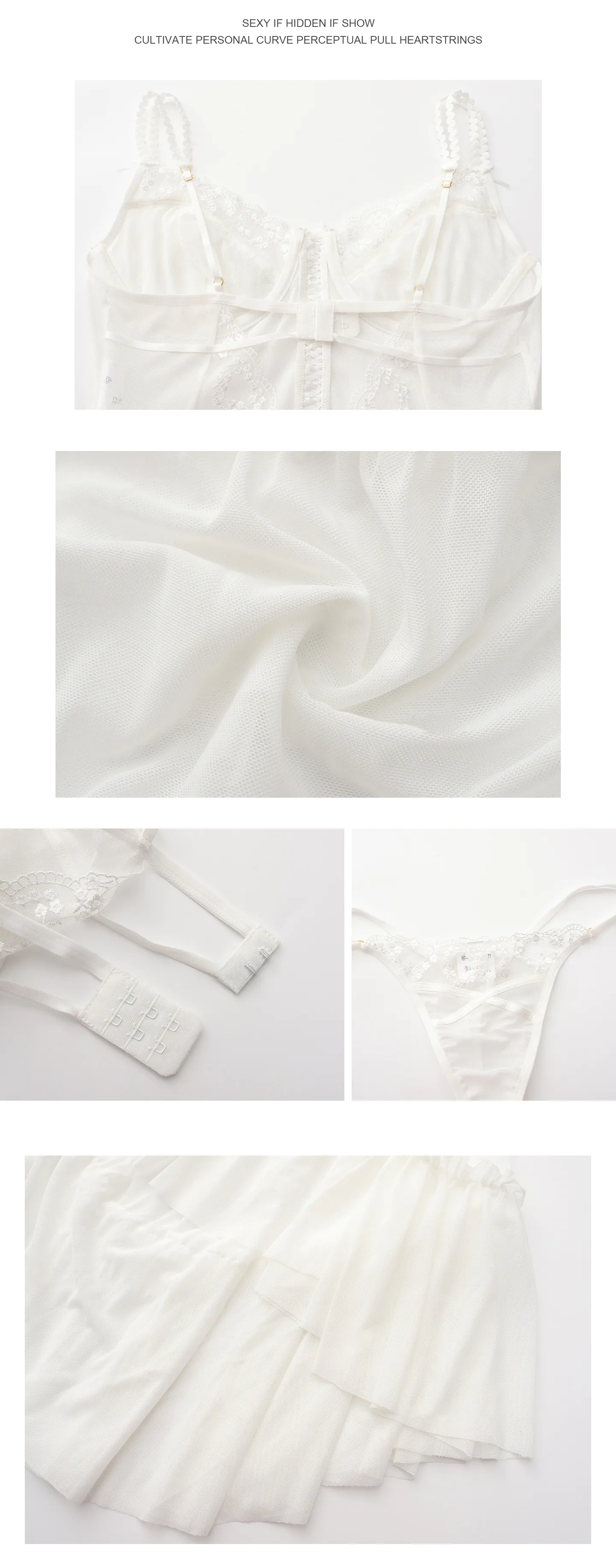 Sheer-Tulle-Ruffled-Strap-Corset-Style-Layered-Chiffon-Skirt-Nightwear17