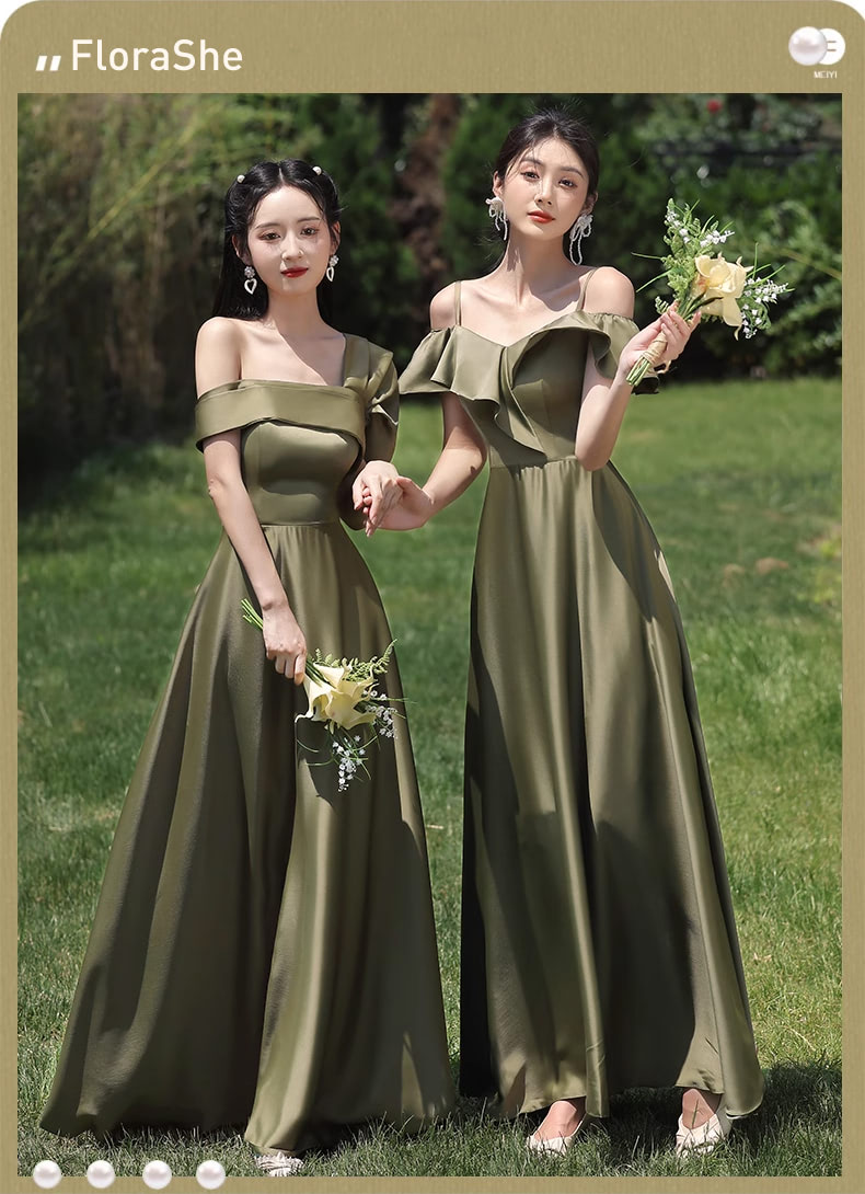 Simple-Green-Satin-Bridesmaid-Dress-Cocktail-Prom-Evening-Gowns10