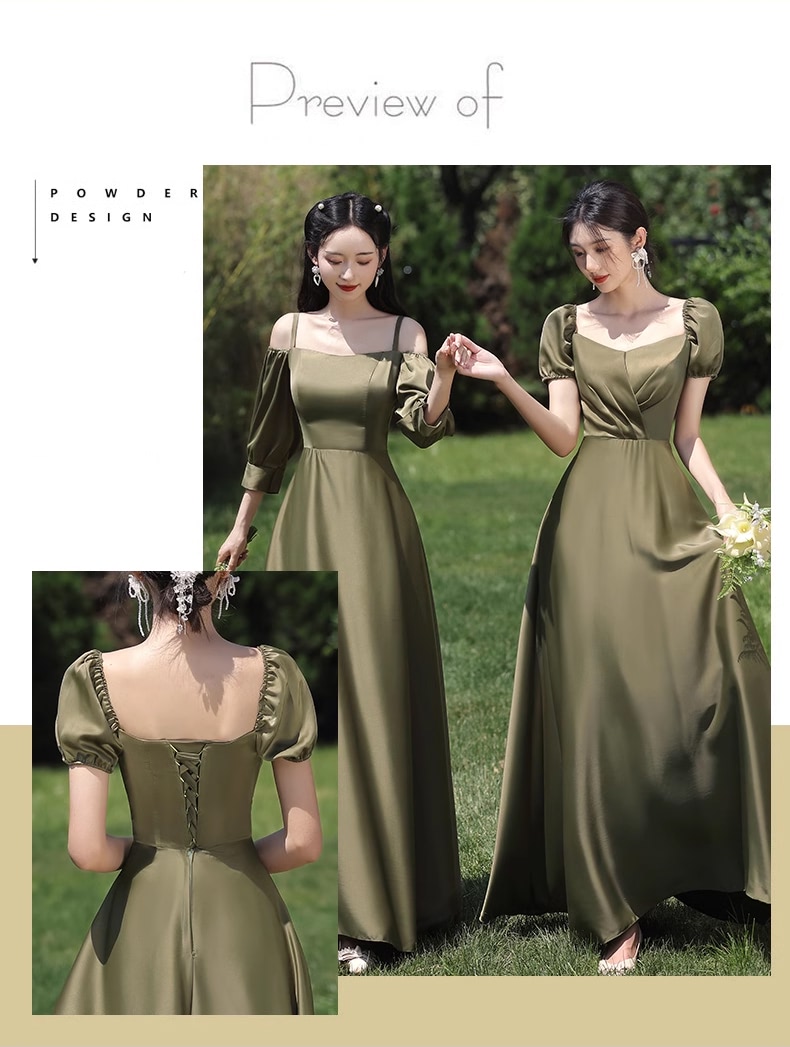 Simple-Green-Satin-Bridesmaid-Dress-Cocktail-Prom-Evening-Gowns11