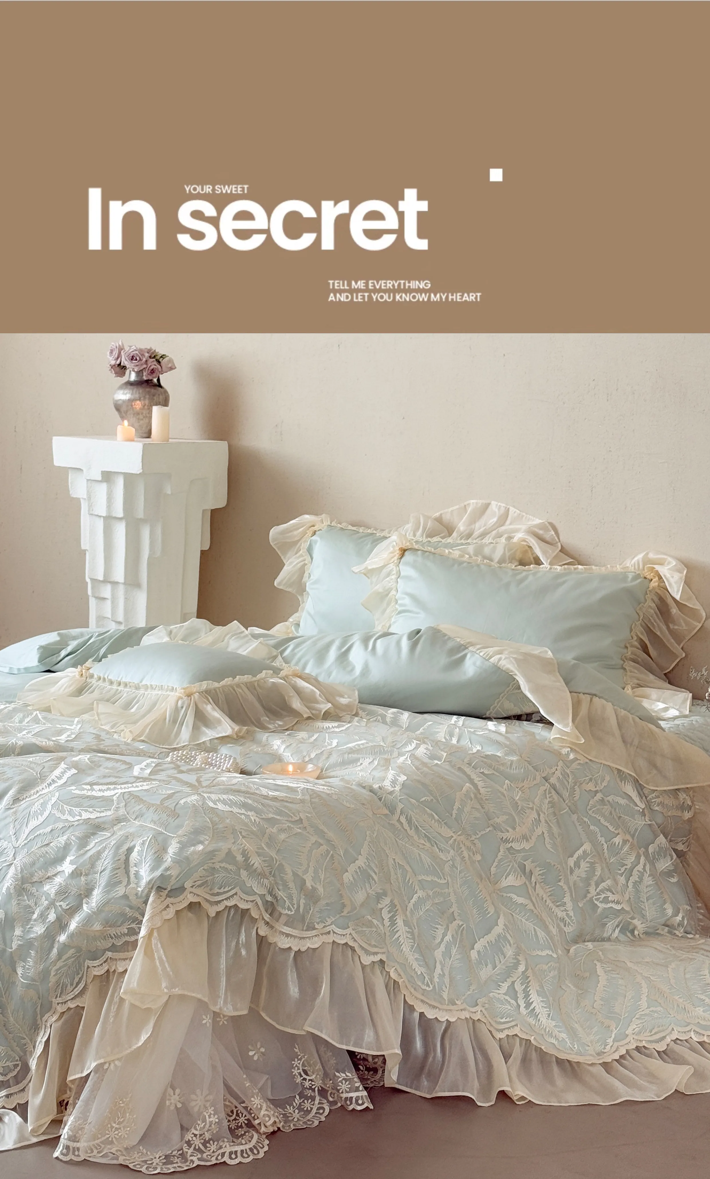 Soft-100S-Egyptian-Cotton-Leaf-Jacquard-Pleated-Ruffle-Duvet-Cover-Set13