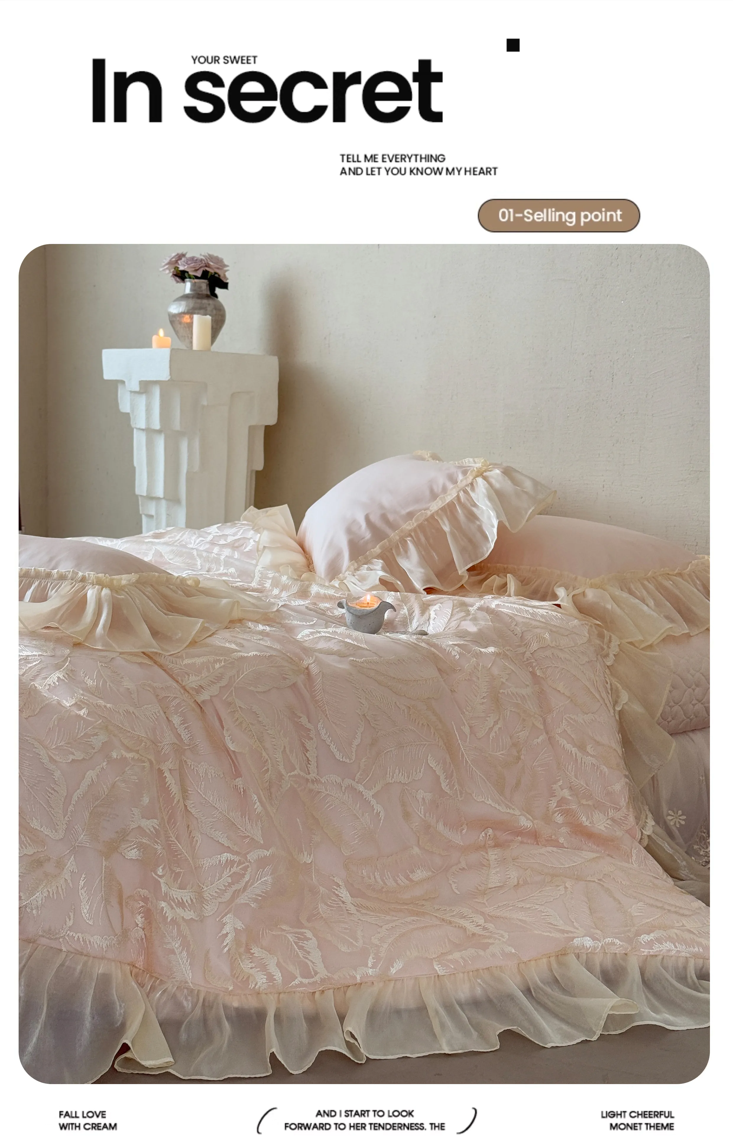Soft-100S-Egyptian-Cotton-Leaf-Jacquard-Pleated-Ruffle-Duvet-Cover-Set16