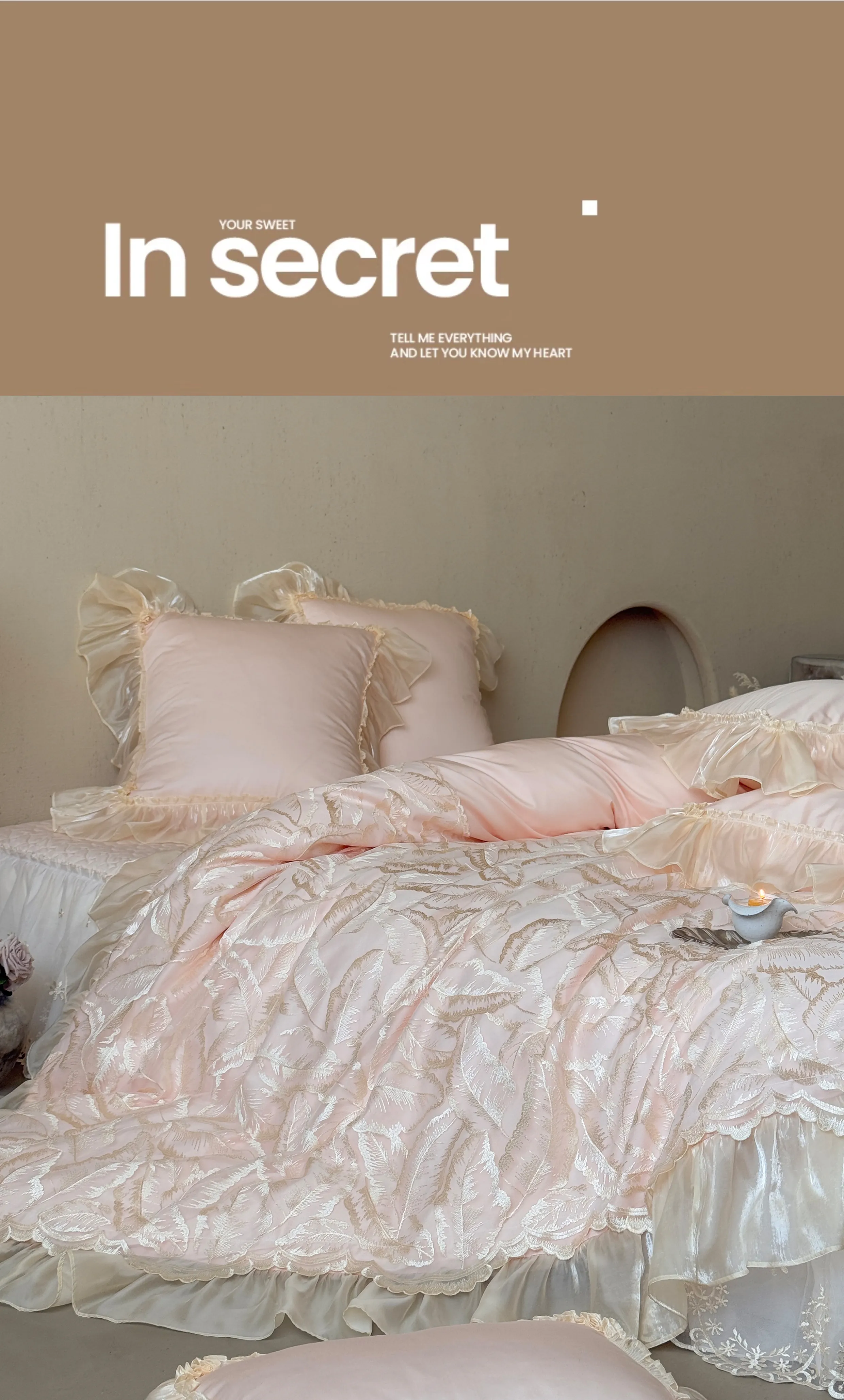 Soft-100S-Egyptian-Cotton-Leaf-Jacquard-Pleated-Ruffle-Duvet-Cover-Set18