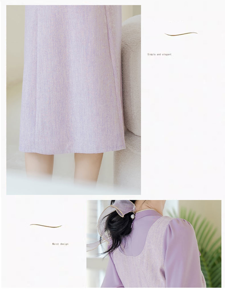 Sweet-French-Style-Long-Sleeve-Fake-Two-Piece-Casual-Dress-with-Bow08