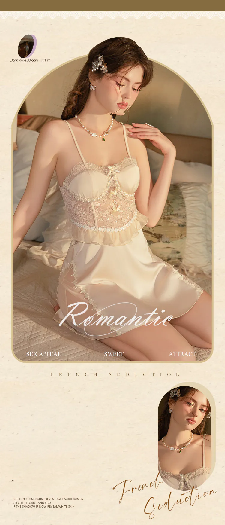 Womens-Sexy-Backless-Removable-Pads-Sheer-Lace-Satin-Nightgown11