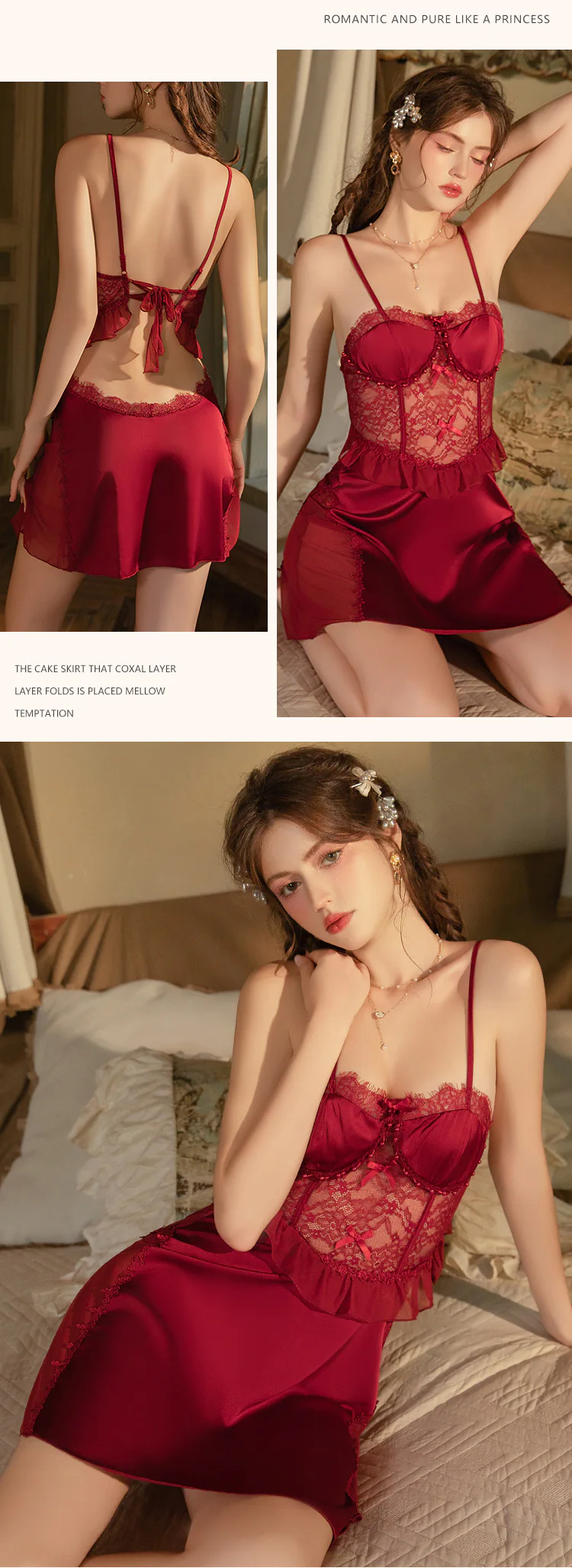 Womens-Sexy-Backless-Removable-Pads-Sheer-Lace-Satin-Nightgown21