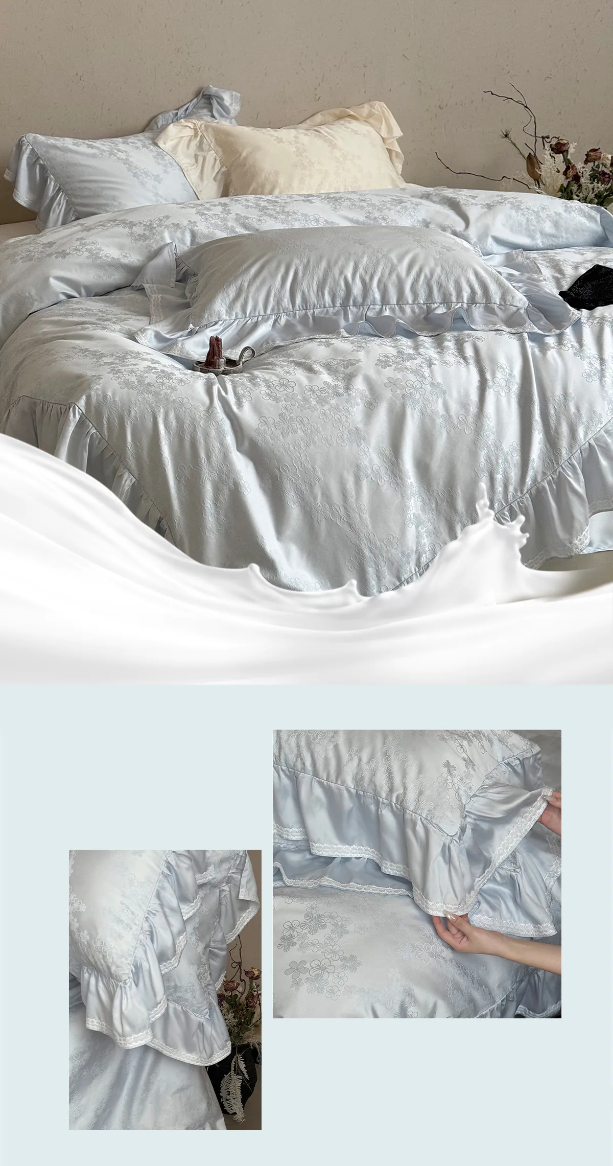 Cozy-100s-Cotton-Floral-Jacquard-Duvet-Cover-Set-Full-Queen-King-Size20