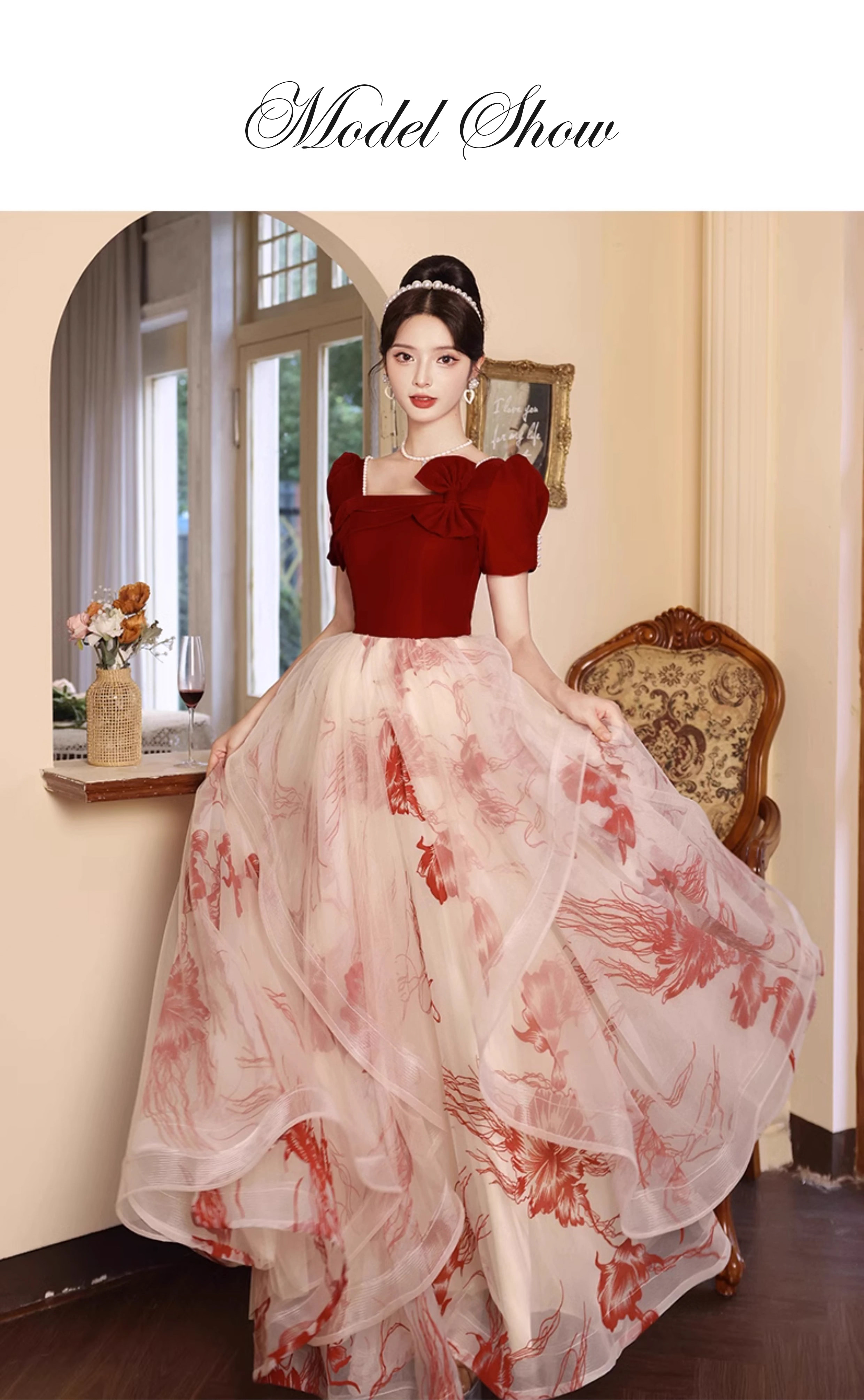 Elegant-Princess-Burgundy-Layered-Prom-Dress-Evening-Party-Gowns10