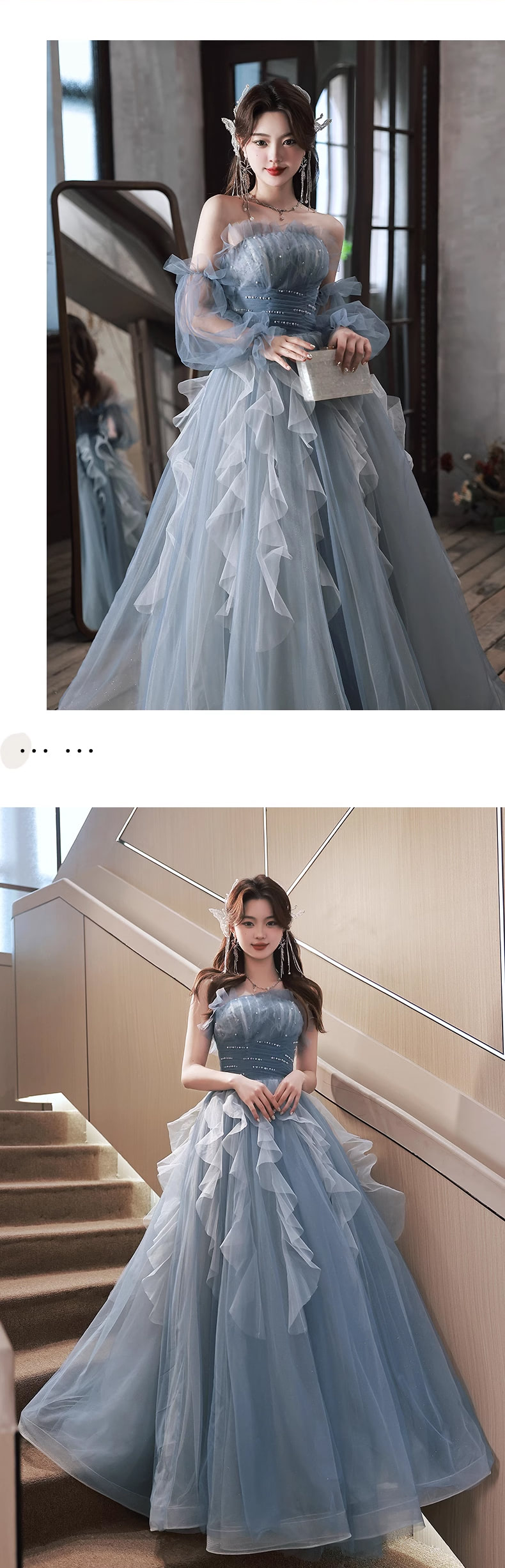 Fairy-Blue-Off-the-Shoulder-Long-Tulle-Sleeves-Prom-Party-Maxi-Dress10