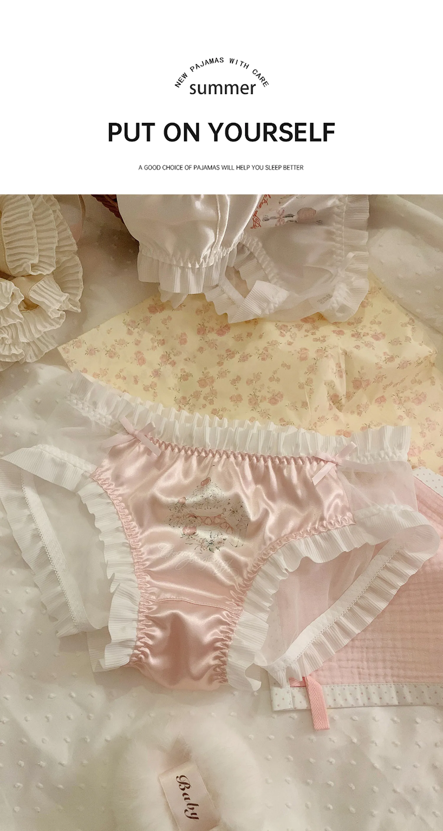 Soft-Pastel-Feminine-Satin-Ruffle-Edge-Printed-Underwear-Panty-Briefs09