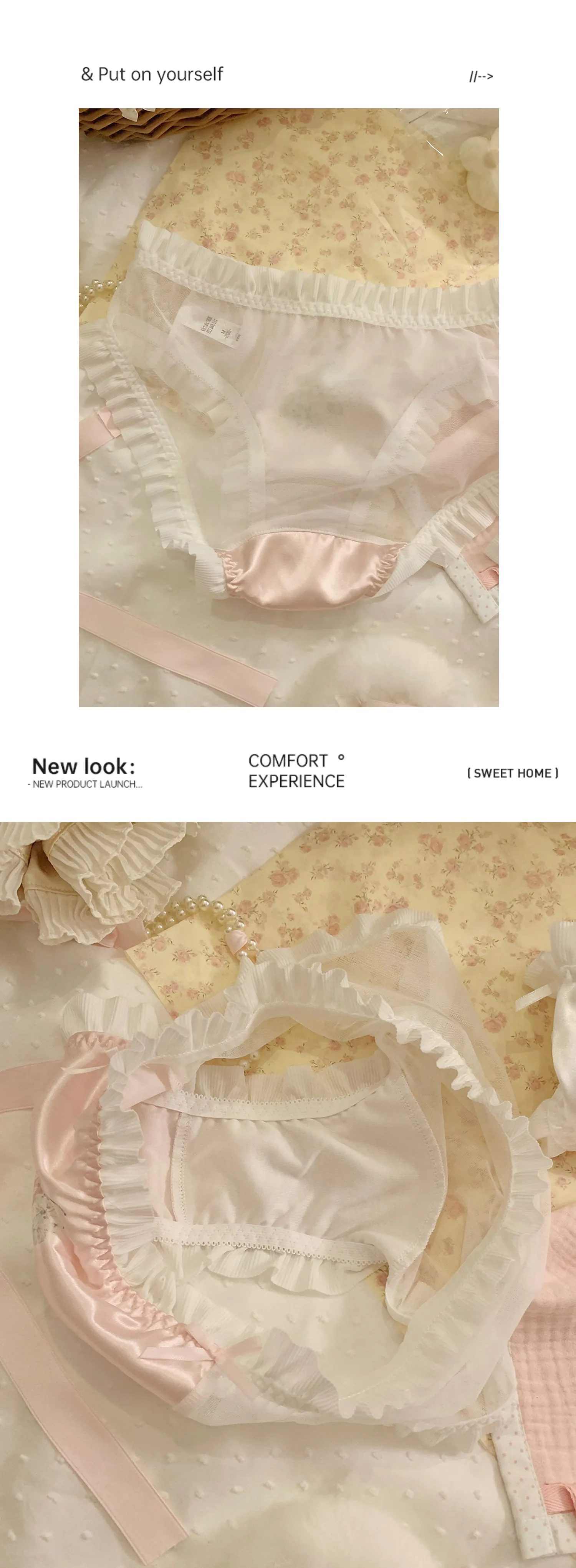 Soft-Pastel-Feminine-Satin-Ruffle-Edge-Printed-Underwear-Panty-Briefs14